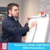 Numeracy: Single Digit Division (With Remainders)